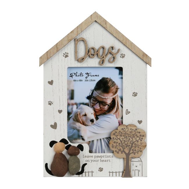 Dogs Wooden 4" x 6" Photo Frame